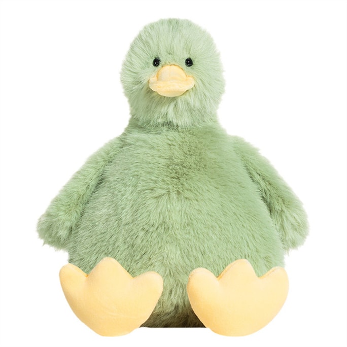 Ladom Duck Duck Plush Toy Birthday Gift Furry Anti-Real Doll-Green 30Cm 1Pc