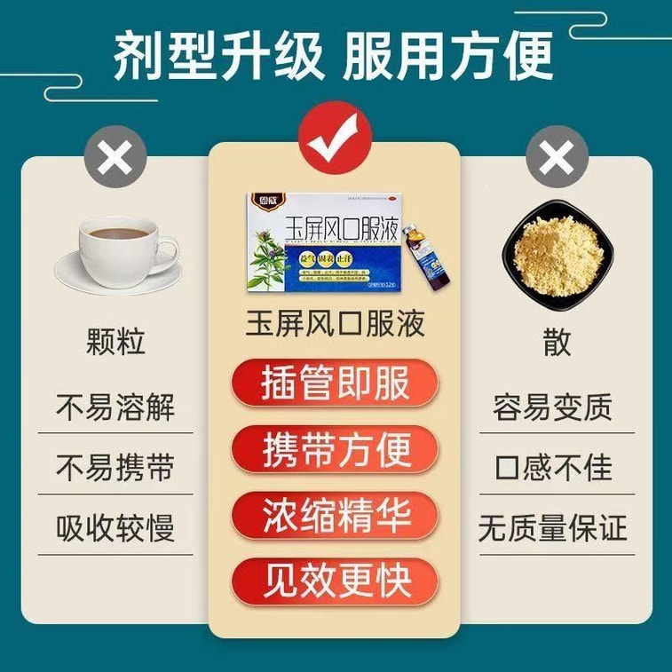 Yupingfeng Oral Liquid 12 bottles per box 4