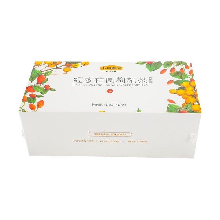 WUGUMOFANG Chinese Jujube Longan Goji Berry Tea 180g 7
