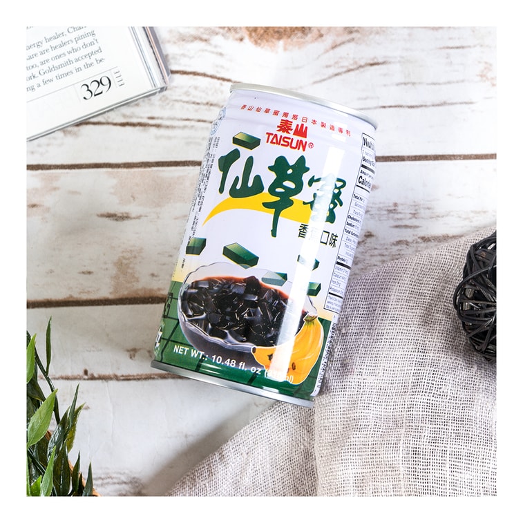 【Value Pack】Grass Jelly Drink Banana Flavor, 10.5 fl oz*6 4