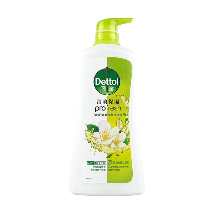 Fragrant Moisturizing Shower Gel, Body Wash, Jasmine and Green Tea, 950g