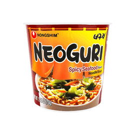 韩国NONGSHIM农心 小浣熊乌冬面拉面 香辣海鲜味 杯装 75g【BTS田柾国同款】