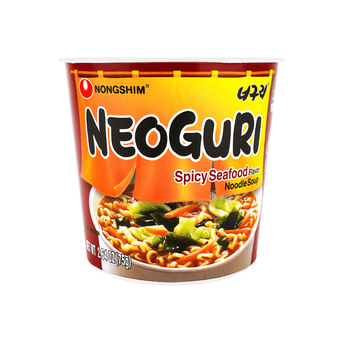 Neoguri Cup Noodles Spicy Seafood Flavor 75g