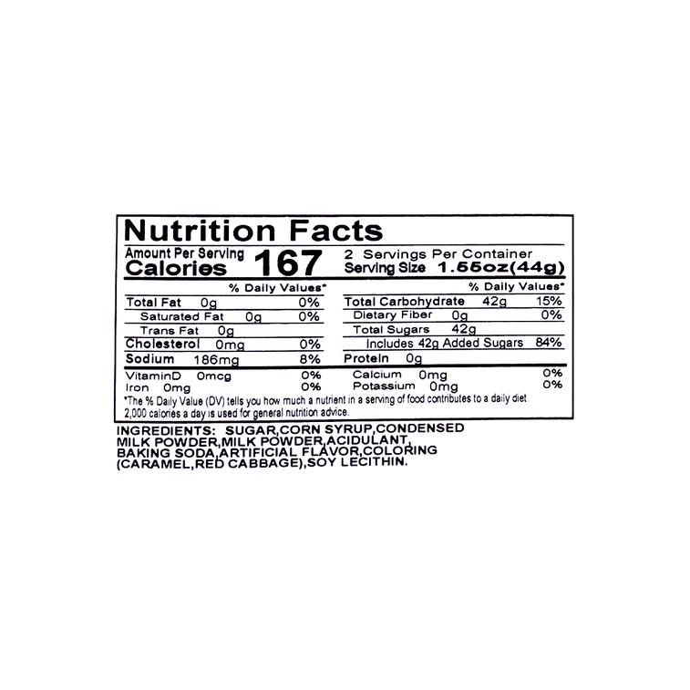 Soda Candy Mixed Flavors 3.17oz(M) 8