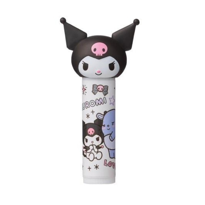 【日本直邮】 日本 SANRIO 冬季保湿唇膏 玻尿酸角鲨烷配合 库洛米蓝莓味唇膏 1个装