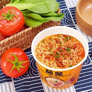 台湾 统一 茄皇番茄牛肉面 泡面 微辣 128克*2桶 方便速食泡面 宵夜必备 宿舍囤货 加班夜宵 泡面推荐 面劲道汤浓郁