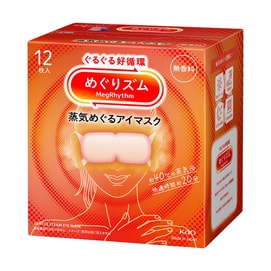 Megrhythm Renewing Steam Warming Eye Mask, 12 Counts #Unscented - Eye Fatigue Relief【2025NEW】
