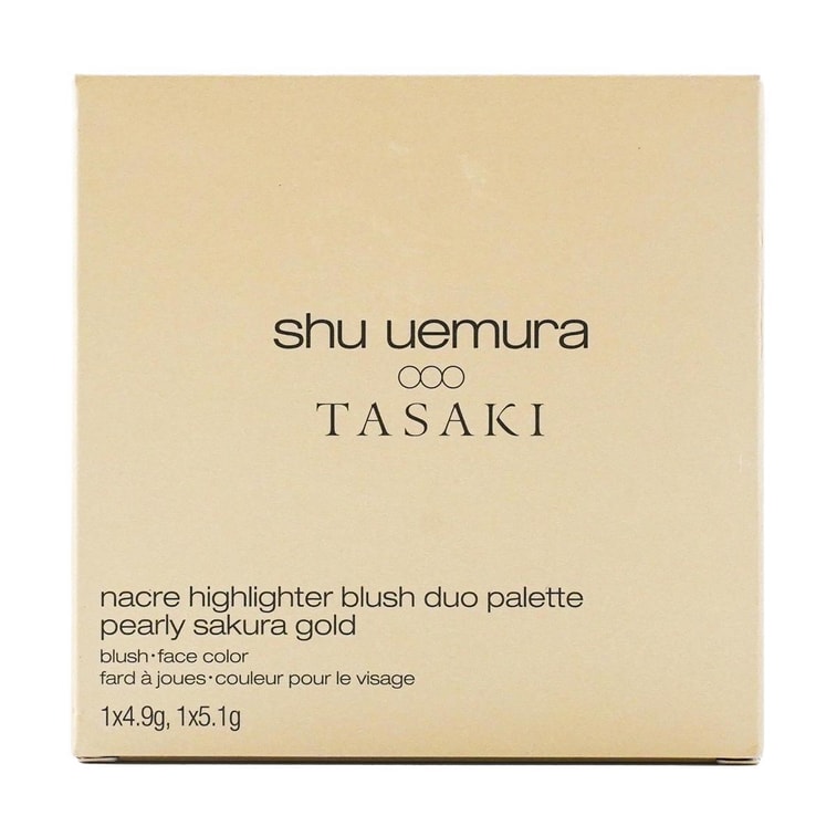 나크르 하이라이터 블러쉬 듀오 팔레트 #펄 사쿠라 골드【한정판 TASAKI 럭셔리 콜라보레이션】 9
