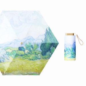 Sunscreen UV Protection Hand-Painted Illustration Umbrellas Tree