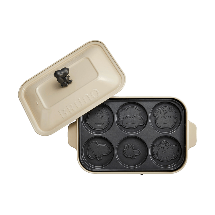 キッチン家電 BRUNO PEANUTS Compact Hot Plate BRUNO Compact Electronic Grill Hot Plate Pancake Maker Takoyaki
