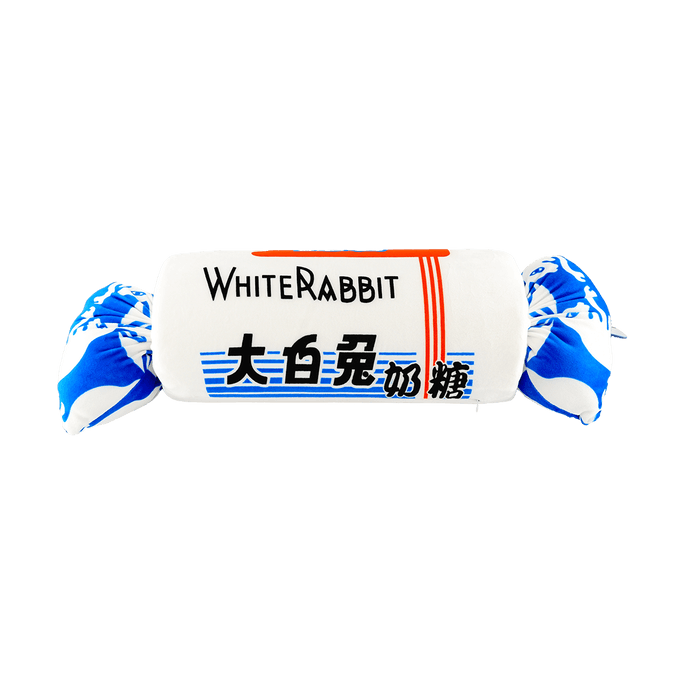White Rabbit Creamy Candy Hug Pillow Plush 21.65*5.91*5.91"