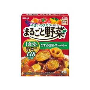 일본 직송 MEIJI 가지 토마토 카레 180g