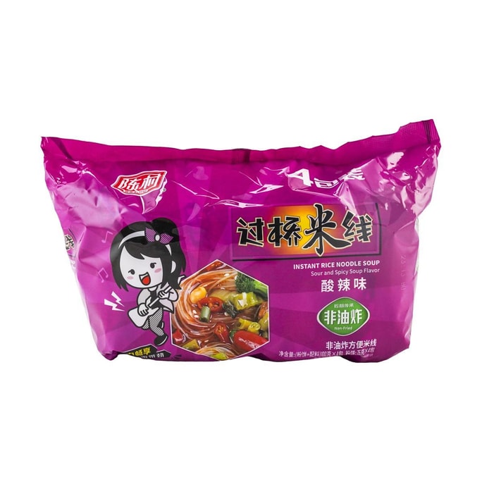 Instant Noodle Soup Sweet&Sour Flavor 4packs 400g
