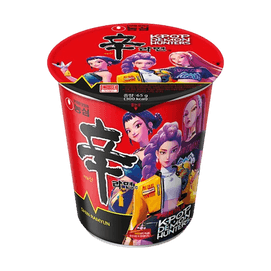 Kpop Demon Hunters Shin Ramen - Korean Instant Noodles ,Small Cup ,2.29 oz 【Netflix Limited Edition】【Package varies】