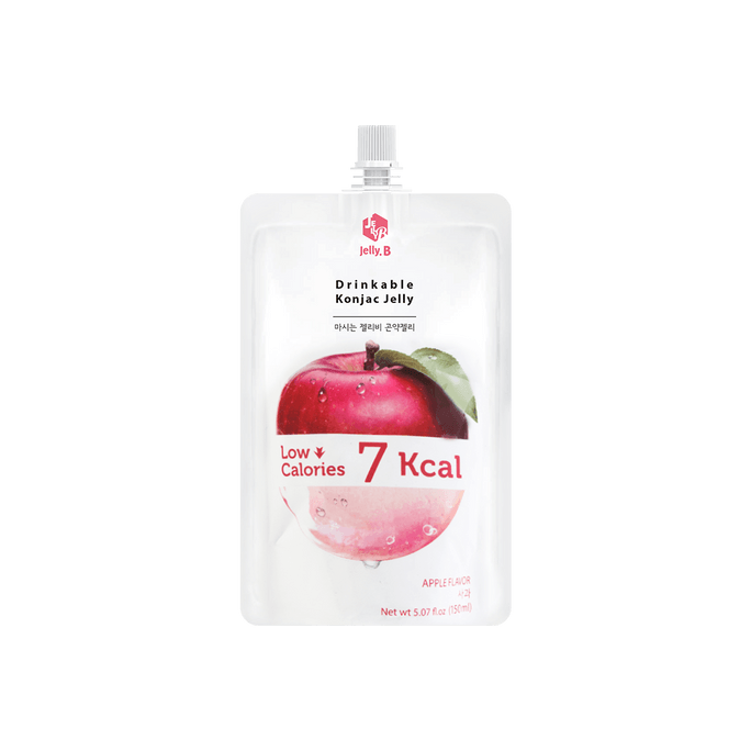 韩国JAYONE JELLY.B 低糖低卡蒟蒻果冻 苹果味 150ml