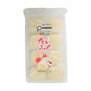 Peach Flavor Mochi Daifuku 8.47oz【Soft and Chewy】【Sweet Peach Scent】