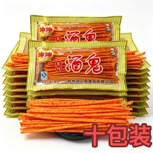 酒鬼 辣条校园学生大辣棒小时候零食小吃记忆儿时怀旧食品年代 麻辣条 15g*10包