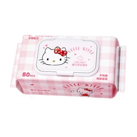 Sanrio Baby Hand Mouth Wipes Household Wipes Outdoor Portability Hello Kitty 1 Pc