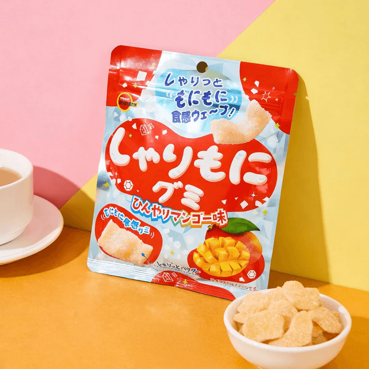 ブルボン シャリモニグミキャンディ ヒンヤリマンゴー味 2.01オンス - Yami