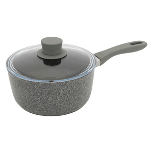 Parma Plus Aluminum Nonstick Saucepan With Lid 1.5-qt Grey