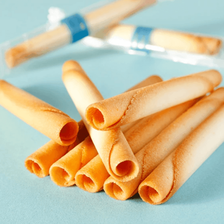 cigarette cookies wafer rolls Yoku Moku Japanese Cigar Cookie Box - 20 Pieces,Packagin May Vary