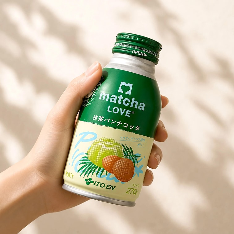 Matcha Love Matcha Panna Cotta Jelly Drink, Coconut Milk Flavor, 9.52 oz【Shake & Enjoy】 3