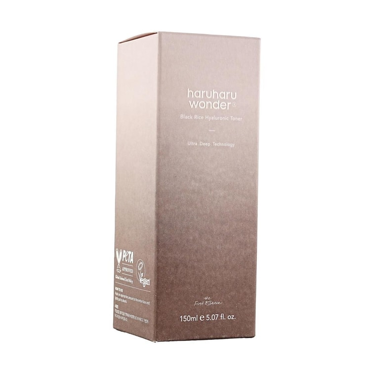 블랙 라이스 히알루로닉 토너, 비건, 5.07 fl.oz. - 깊은 수분 공급 & 영양 공급 | 항산화 3