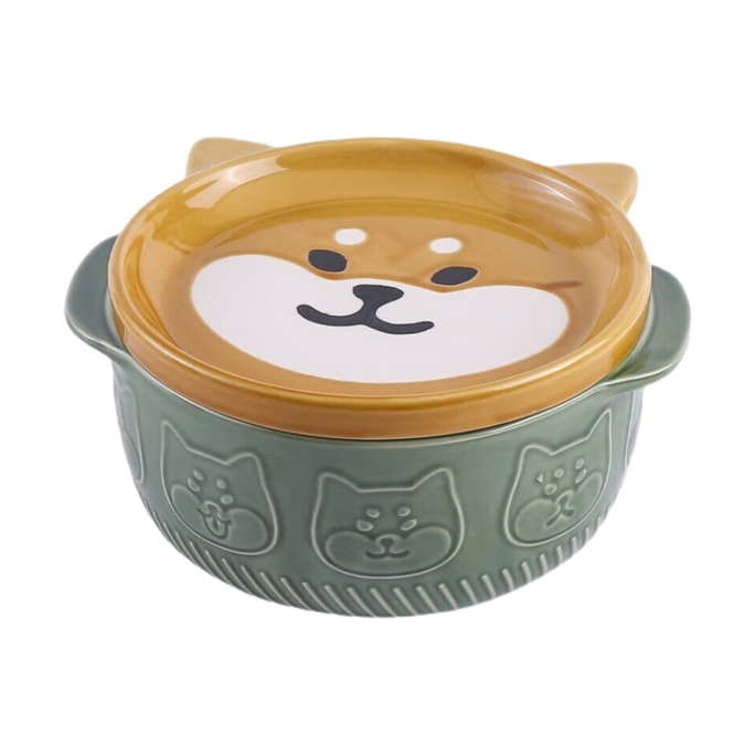Shiba Inu Lidded Noodle Bowl 850ml