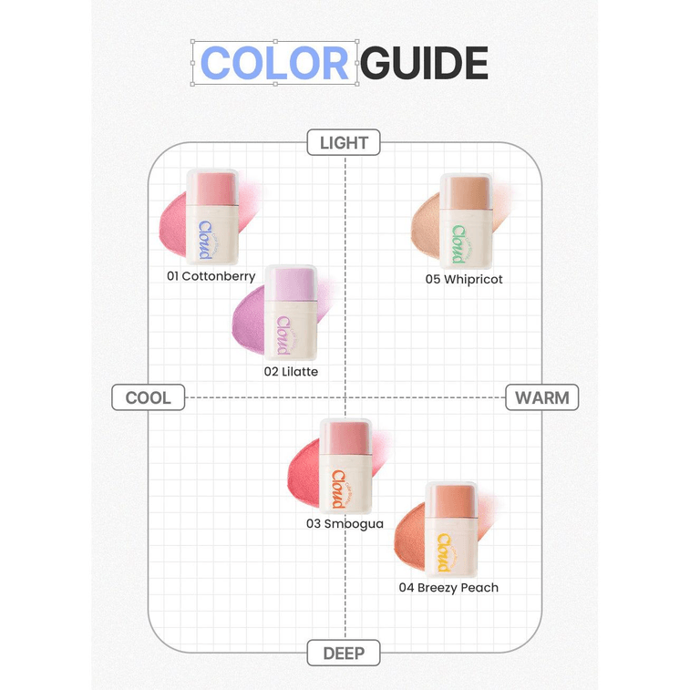 韩国 MAKEHEAL 云朵方块腮红 8克 03 丝滑 7