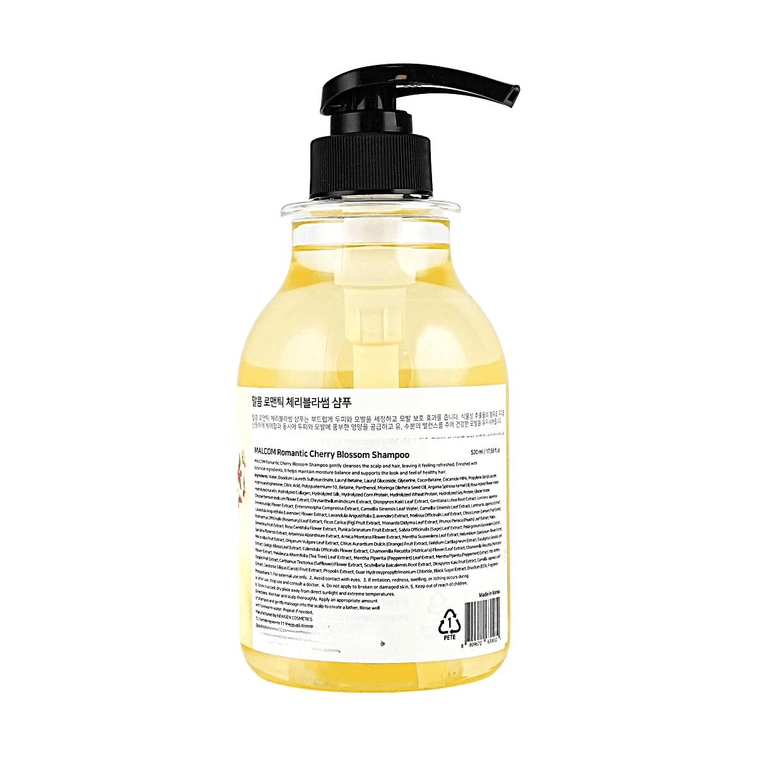 로맨틱 벚꽃 샴푸, 순한 세정 & 수분 공급, 510ml 3