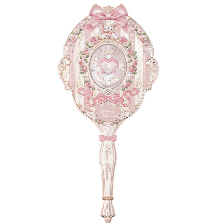Flower Knows Bunny Garden Collection Hand Mirror 1pcs #rosette