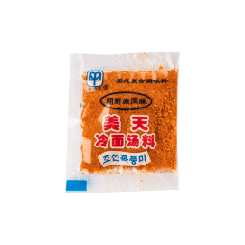 [중국 직배송] 메이이톈 냉찜, 한국식 냉찜 팩, 옌볜 농축 건식 조미료 분말, 300ml. 물에 1봉을 넣어 드세요. 5g*20봉