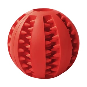 【中国直邮】 百宝臻选 宠物狗狗玩具磨牙球 解闷神器(红色圆球小号)1个