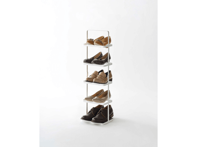 Shoe Rack (31 H) - Steel White - Yami.com
