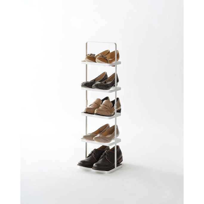 Shoe Rack (31 H) - Steel White