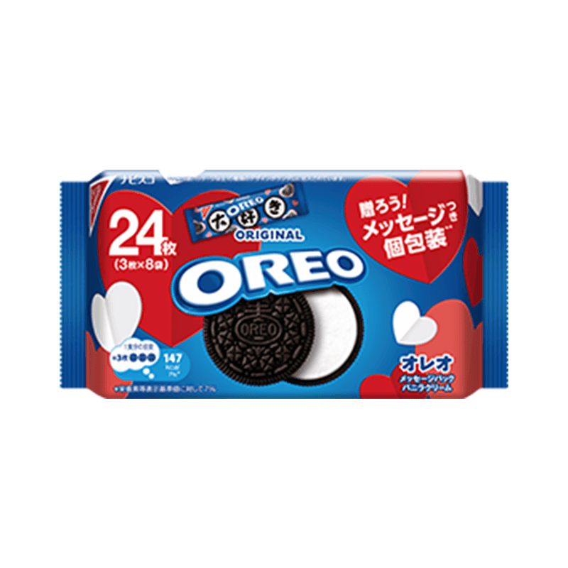 日本直送】オレオ バニラサンドクッキー（24枚入り） - Yami