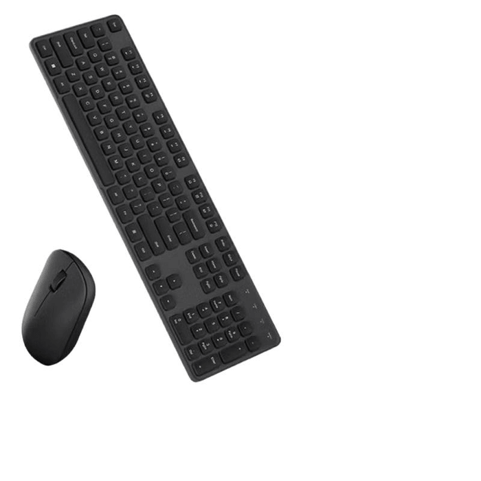 【中国直送】Xiaomi ワイヤレスキーボード＆マウス 104キー スペースブラック (1個)