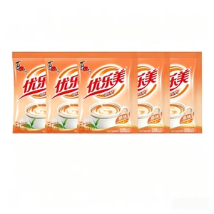 Youlemei Milk Tea Original Strawberry Flavor Milk Tea Instant Small Pack Milk Tea Powder Quick Mix Beverage Original Flavor 22g*5 Bags
