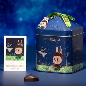 Godiva x Labubu Classic Master Series,Dark Chocolate Gift Box, 2.64 oz [Limited Edition Collaboration]