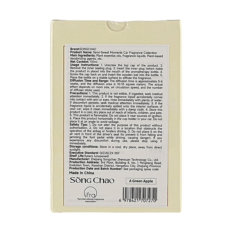 Semi-Sweet Moments Car Fragrance Collection 3.7 fl oz #A Green Apple Scent Elegant Vehicle Aromatherapy 8