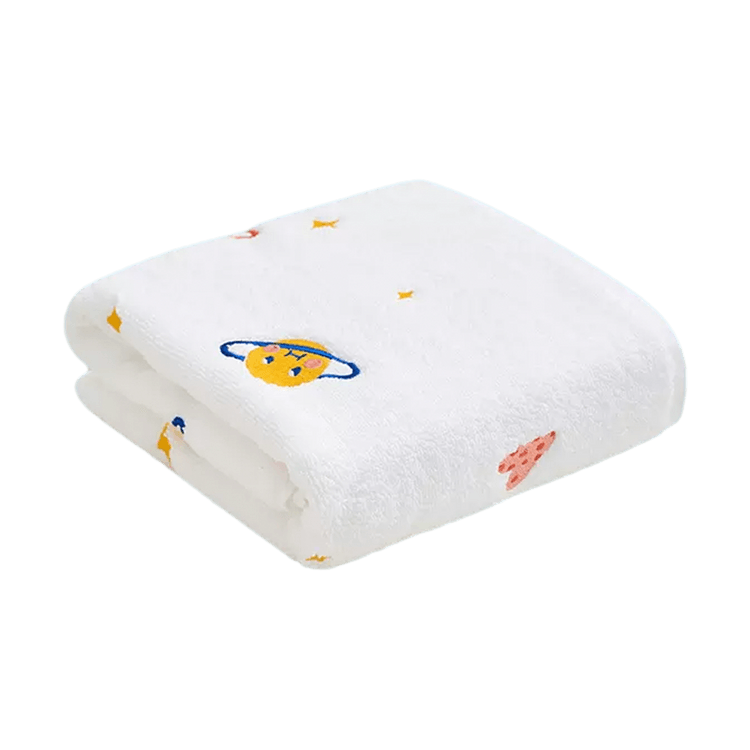 SANLI Bath Towel Pure Cotton Antibacterial White 