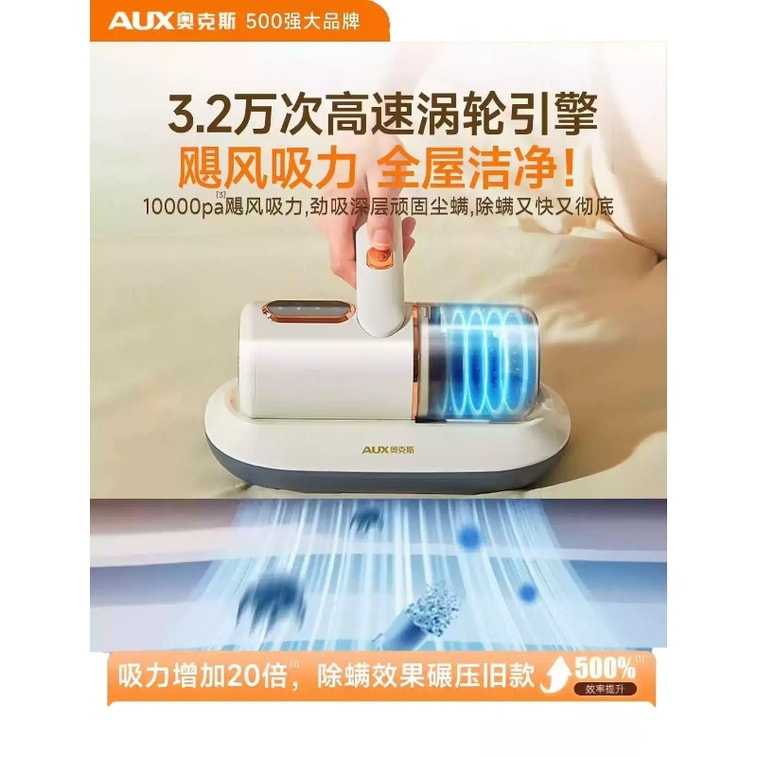 UV Mattress Vacuum Cleaner Cordless 110V HEPA Filter Dust Mite Killer Lightweight Handheld For Bed Sofa 5