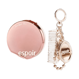 비글로우 볼륨 쿠션 파운데이션, 리필 포함, #아이보리 - 빗 열쇠고리 포함【로즈라이트 글로우 컬렉션】