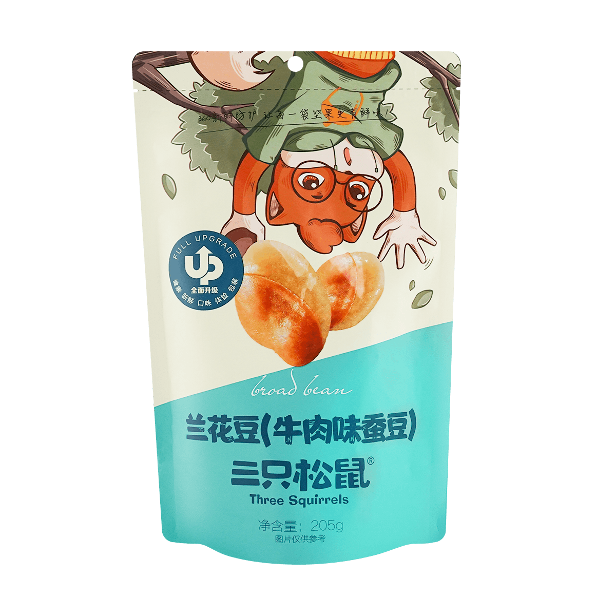 三只松鼠兰花豆牛肉味蚕豆205g怎么样