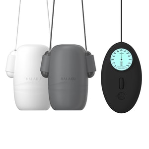 中国直邮 Galaku 男用训练飞机杯 震动训练器 成人情趣性用品 USB充电 螺纹 白+螺旋 灰