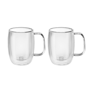 Double Layer Espresso Glass Cup Glass Mug Set 2-Piece Set 4.53 fl oz