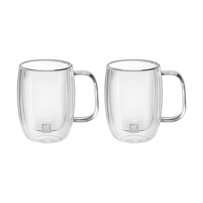 Double Layer Espresso Glass Cup Glass Mug Set 2-Piece Set 4.53 fl oz