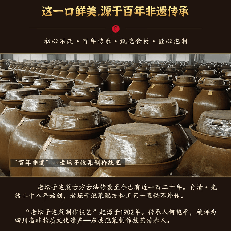 中国直送】老潭子 老木水 四川漬物 たくあん 400g*1袋 - Yami