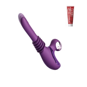 JISSBON テクチルパラダイス スワン バイブレーター サイレント 大人のおもちゃ (バイオレット) 1箱