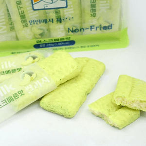 Rice Cracker Melon Flavor 8.46 oz【Non Fried】【Korea Trendy】